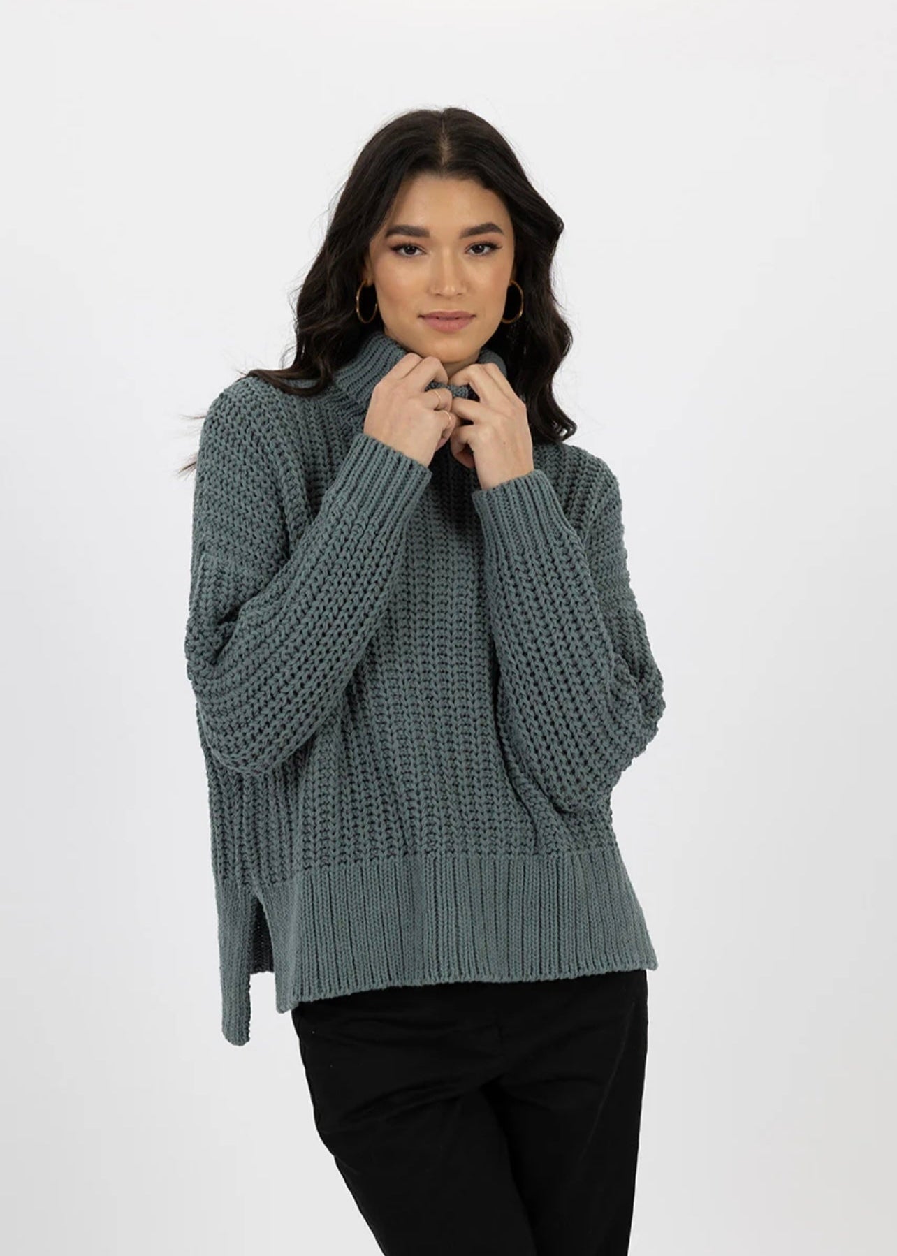 Jordie Jumper ~ Petrol