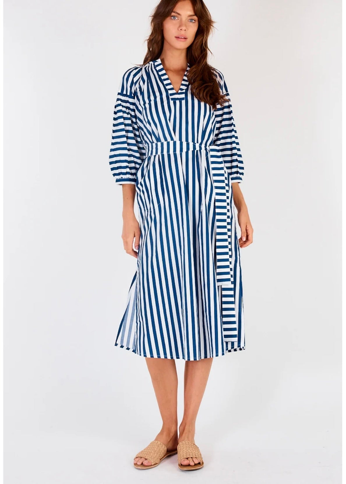 Sakanto Kaftan ~ Blue Stripe