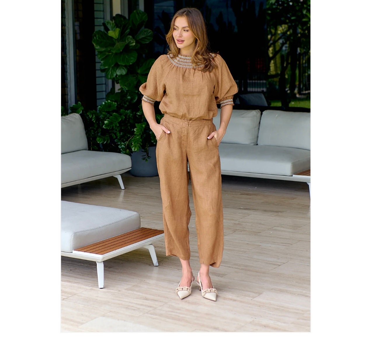 Long Tapered Pants ~ Gingerbread