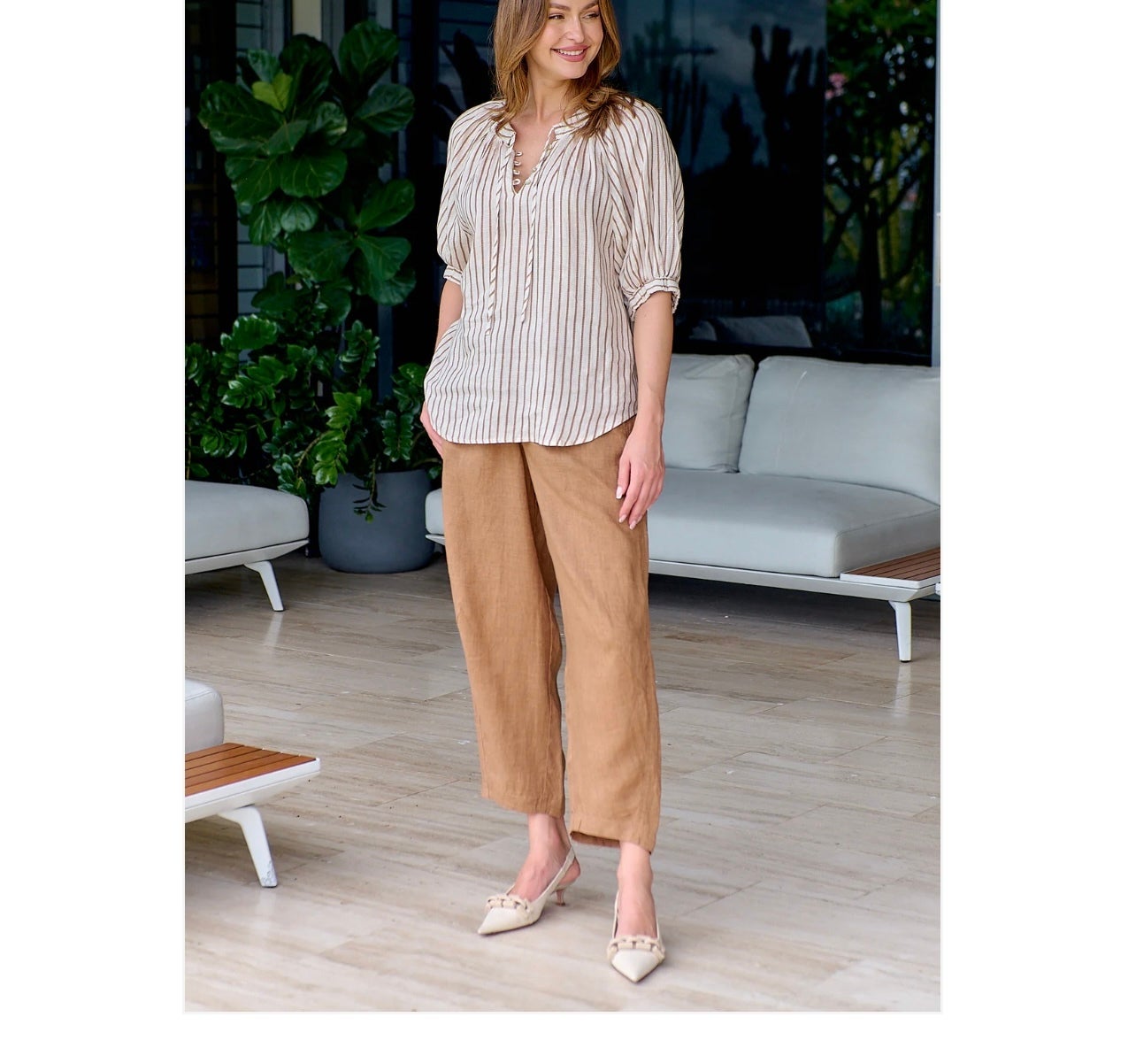 Long Tapered Pants ~ Gingerbread