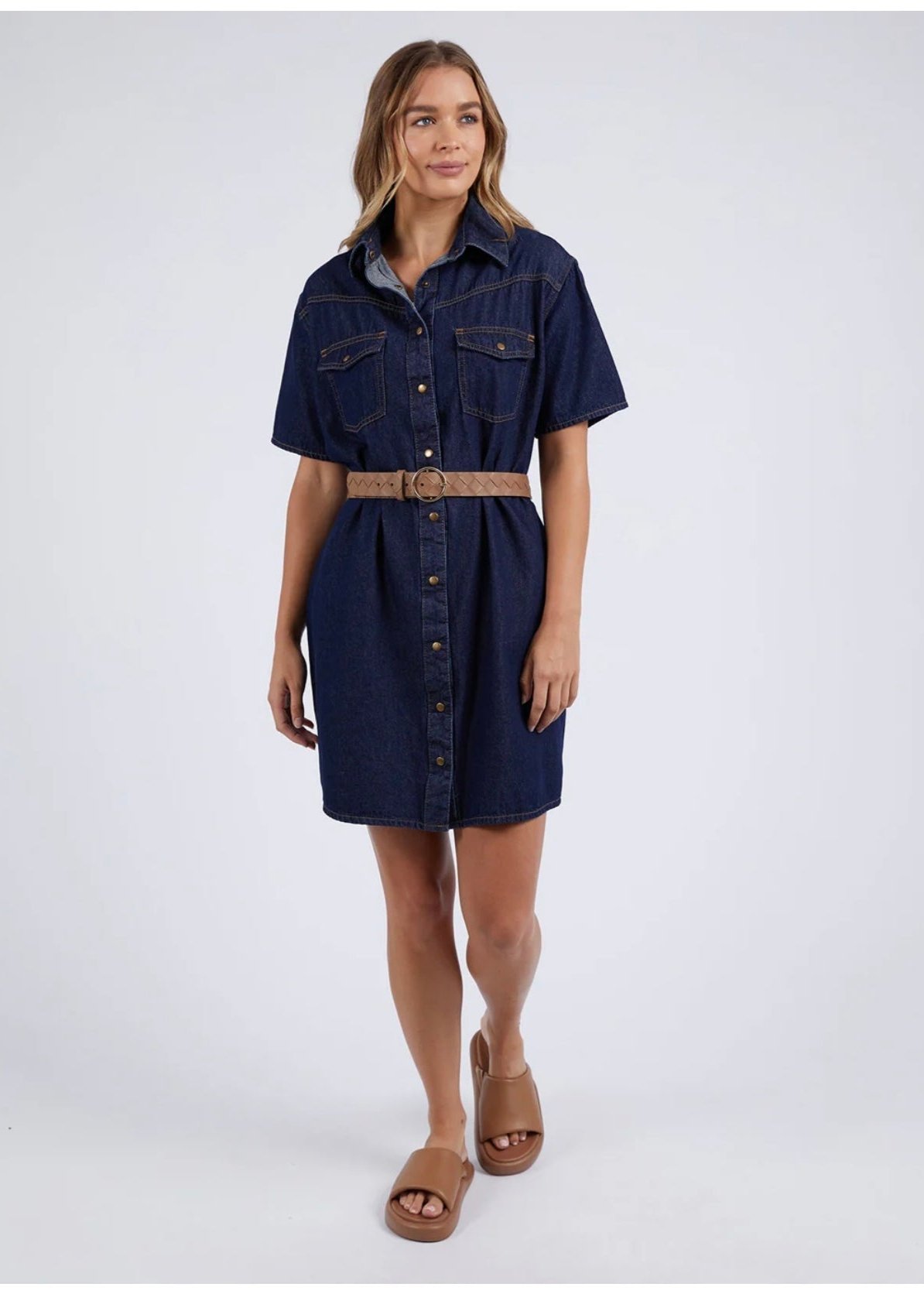 Sorcha Denim Dress ~ Indigo
