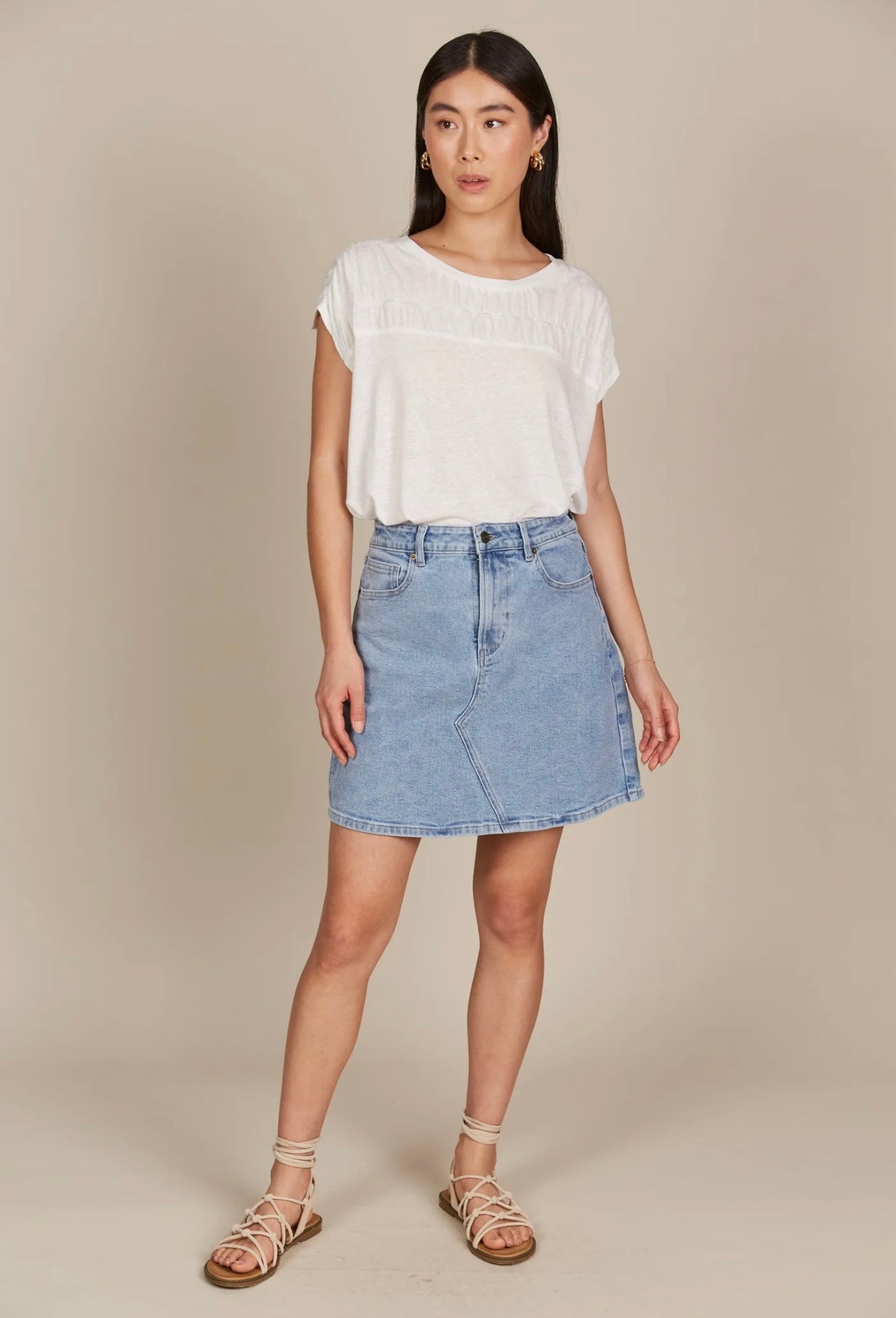 Margot Denim Skirt ~ Stellar