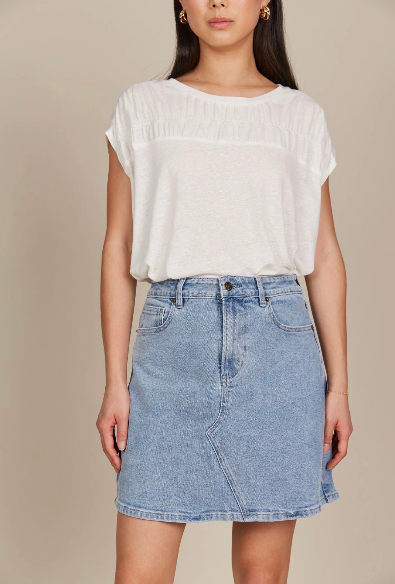 Margot Denim Skirt ~ Stellar