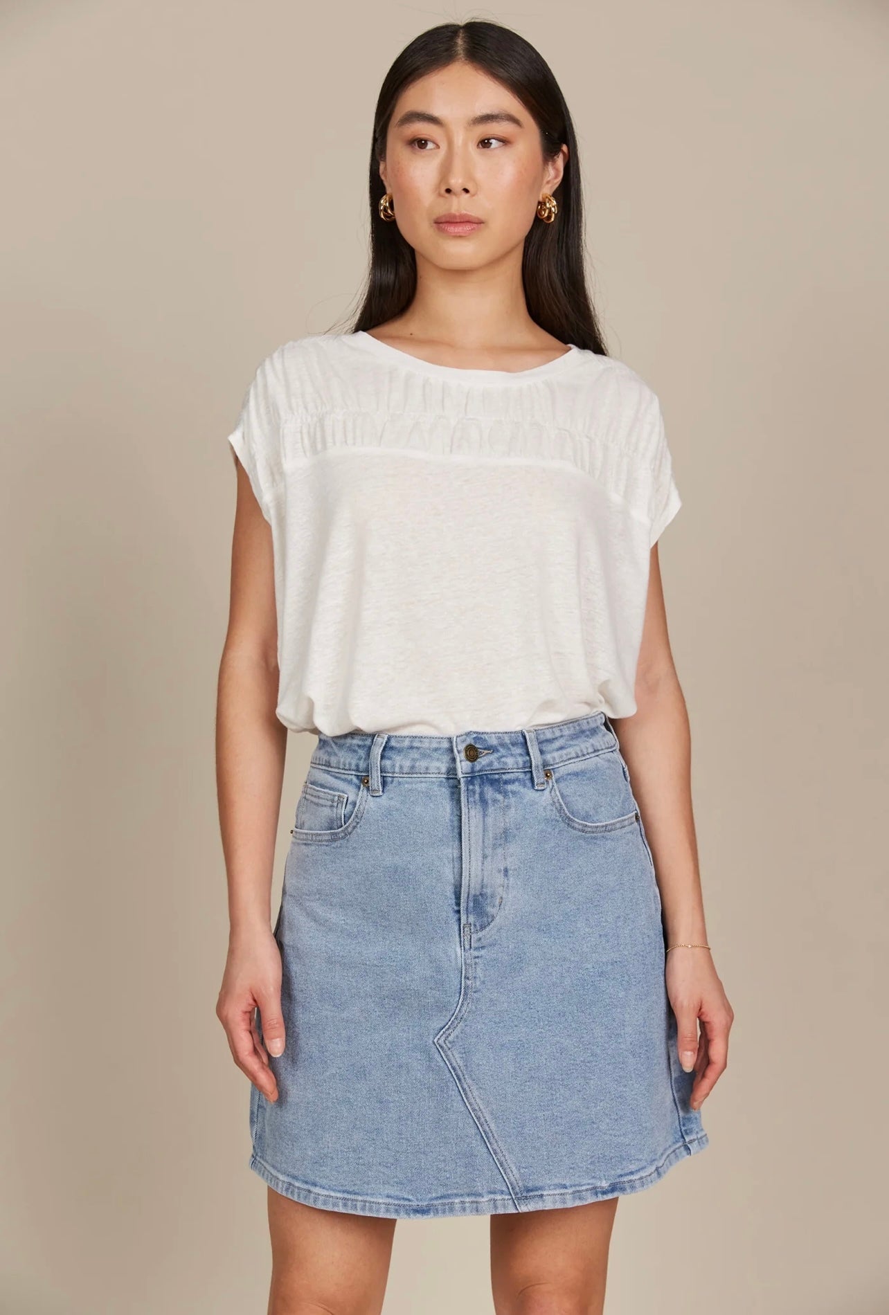 Margot Denim Skirt ~ Stellar