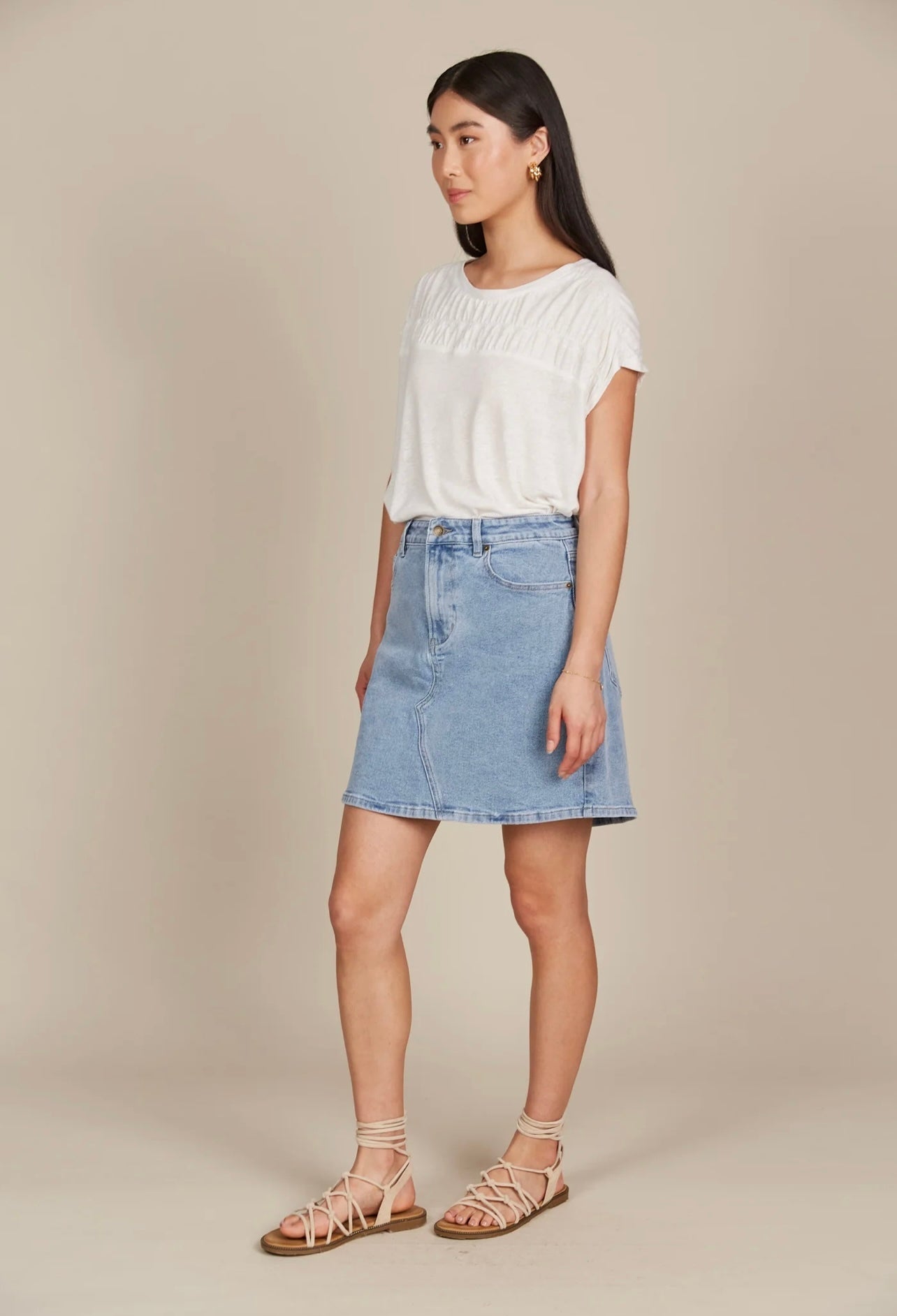 Margot Denim Skirt ~ Stellar