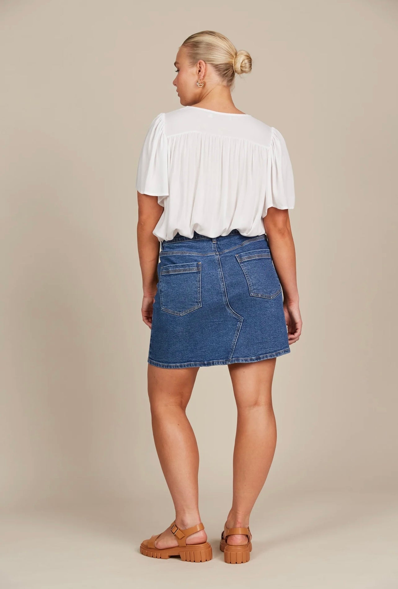 Margot Denim Skirt ~ Denim