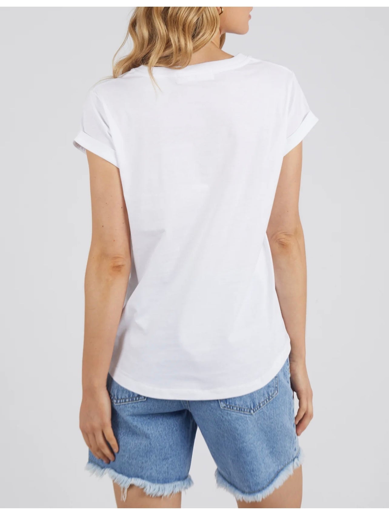 Manly Vee Tee ~ White