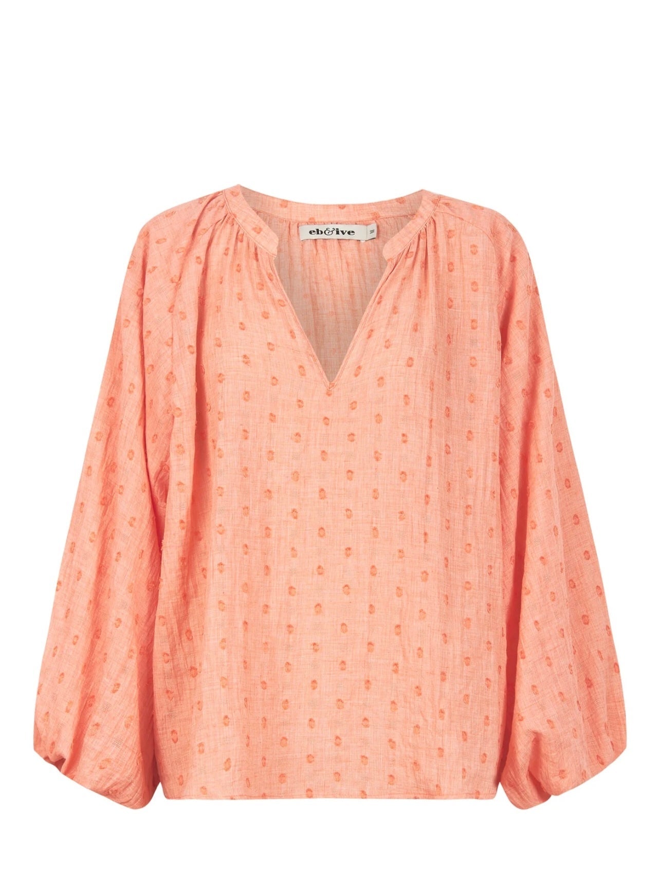 Zephyr Blouse ~ Papaya