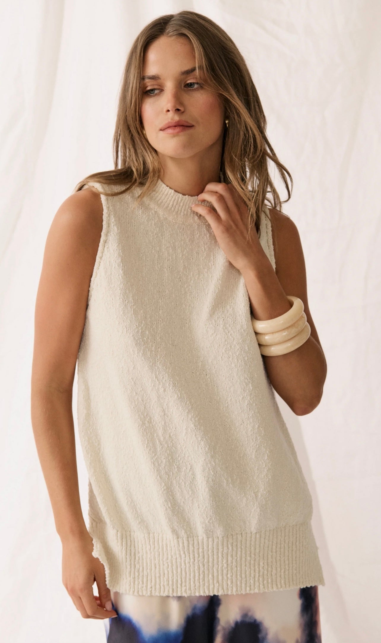 Xander Vest ~ Boucle Knit