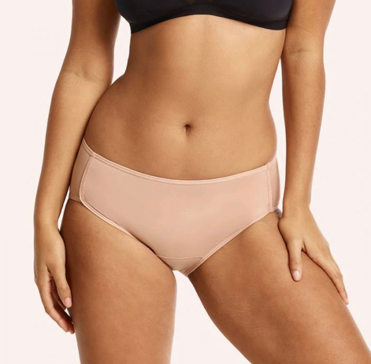 Period Midi Brief ~ Beige