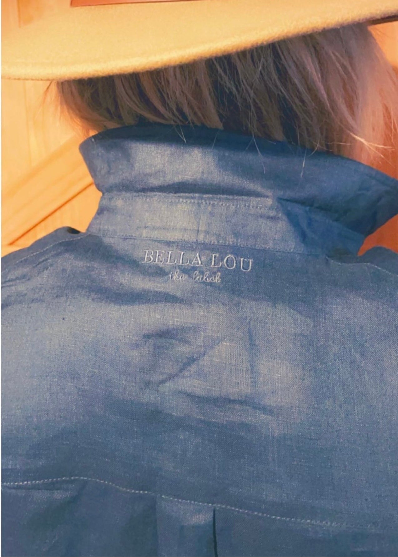 Boyfriend Linen Shirt ~ French Navy