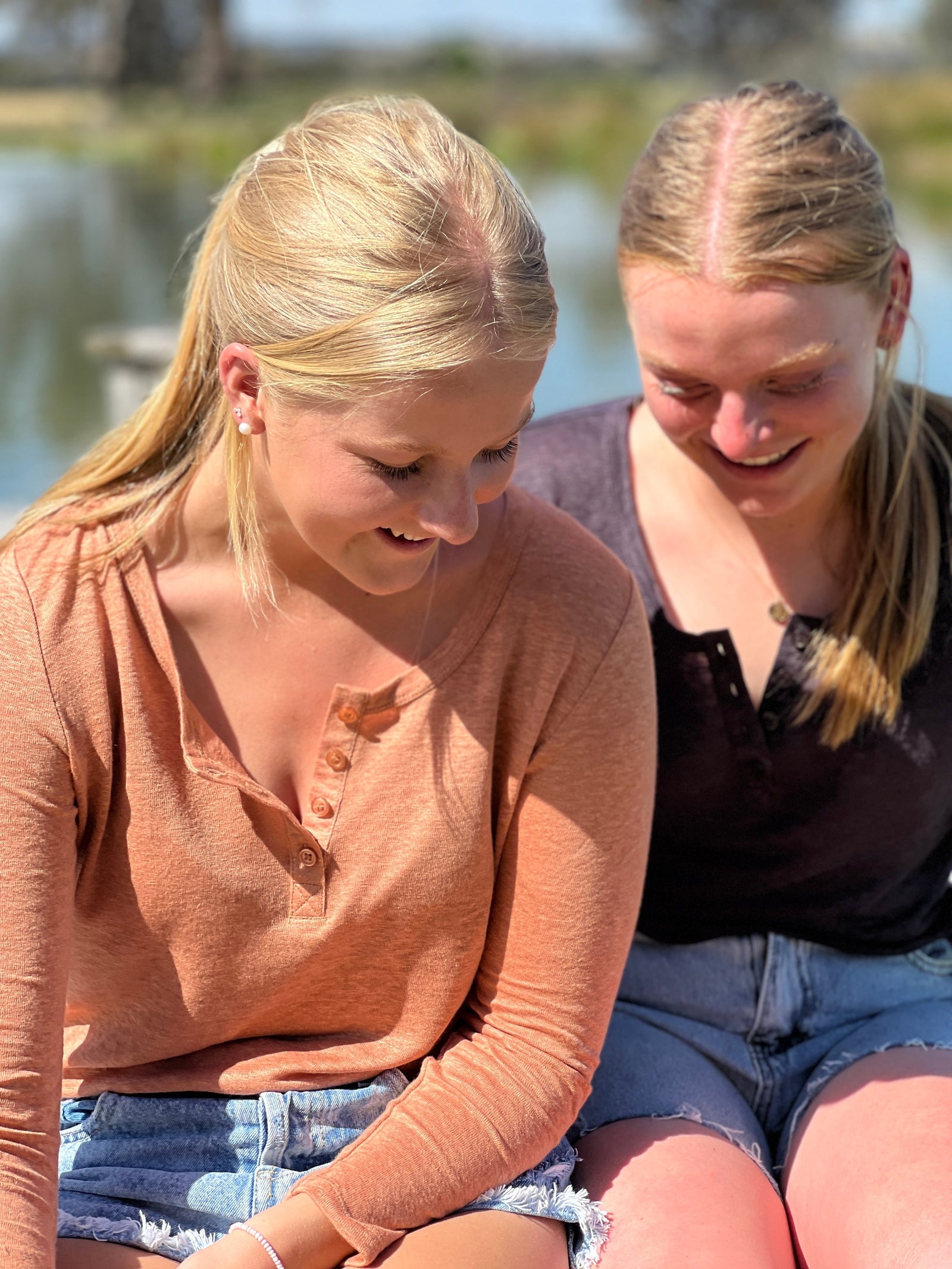 Grandpa Linen Top ~ Rust