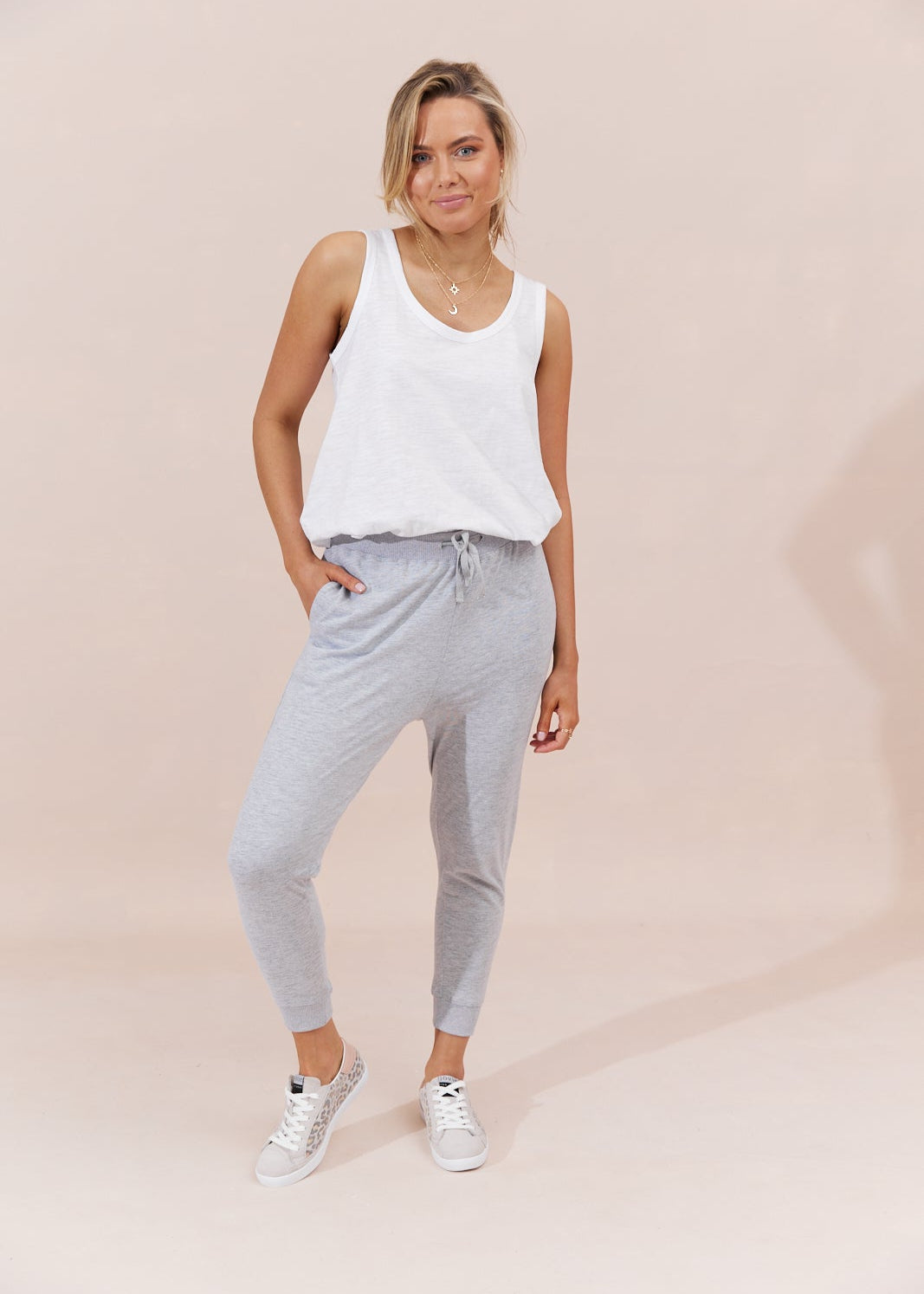 Sorrento Pant ~ Grey Marle