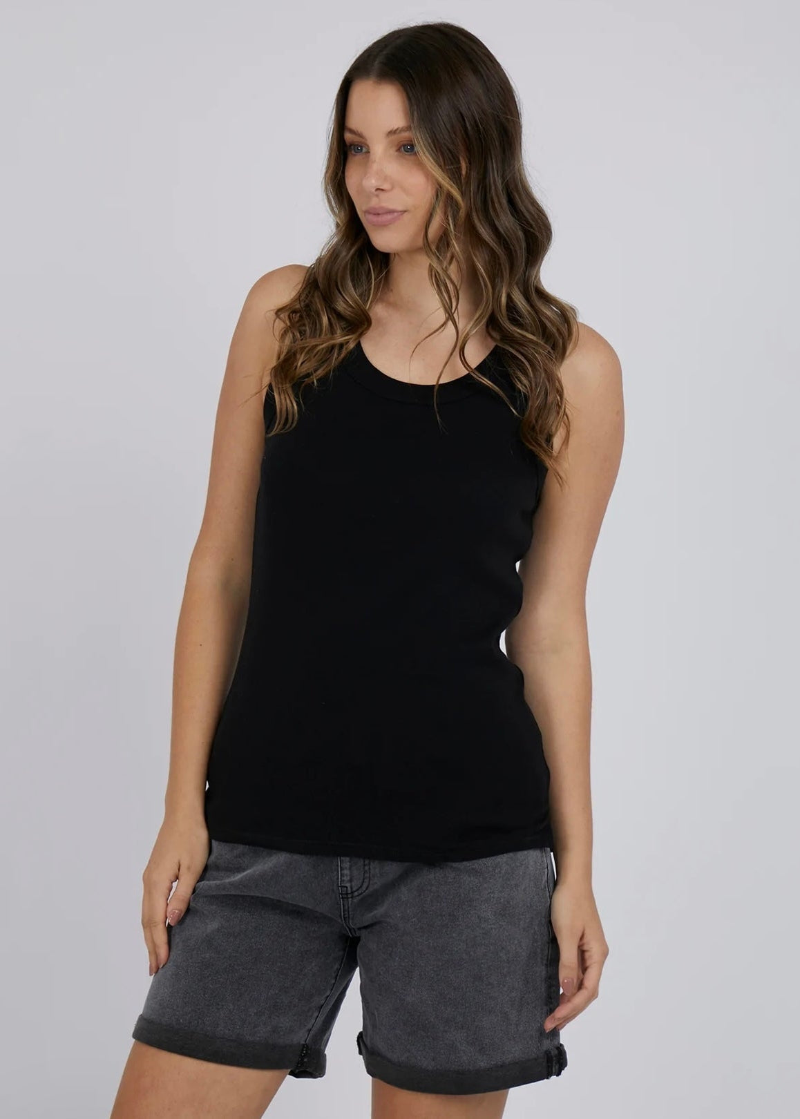 Esme Tank ~ Black