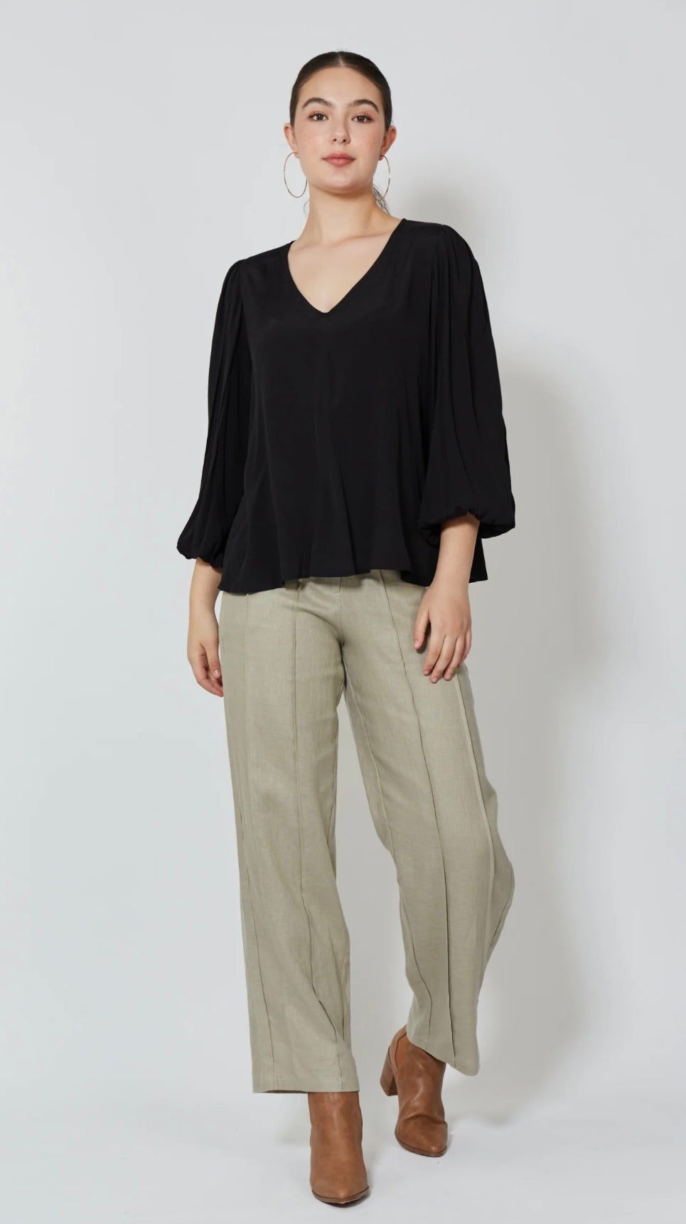 Coppola V Blouse ~ Onyx