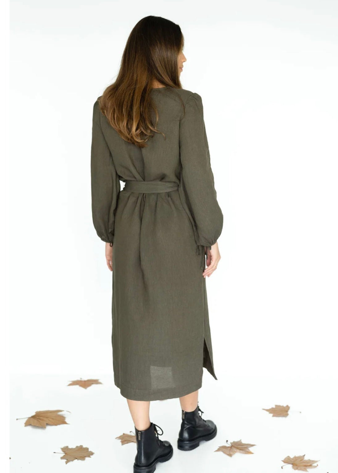 Yvette Dress ~ Moss