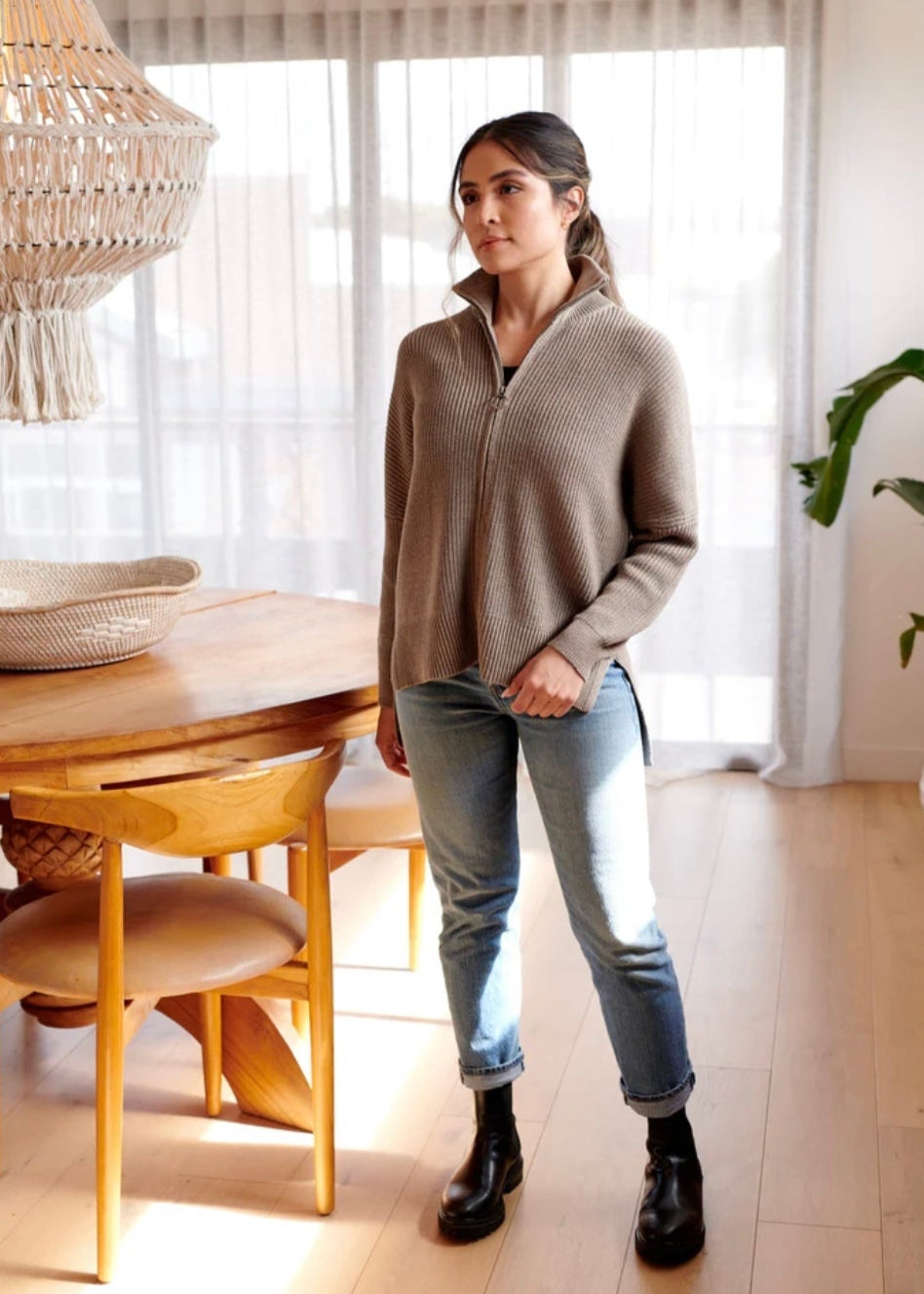 Zadie Knit Cardigan ~ Seed