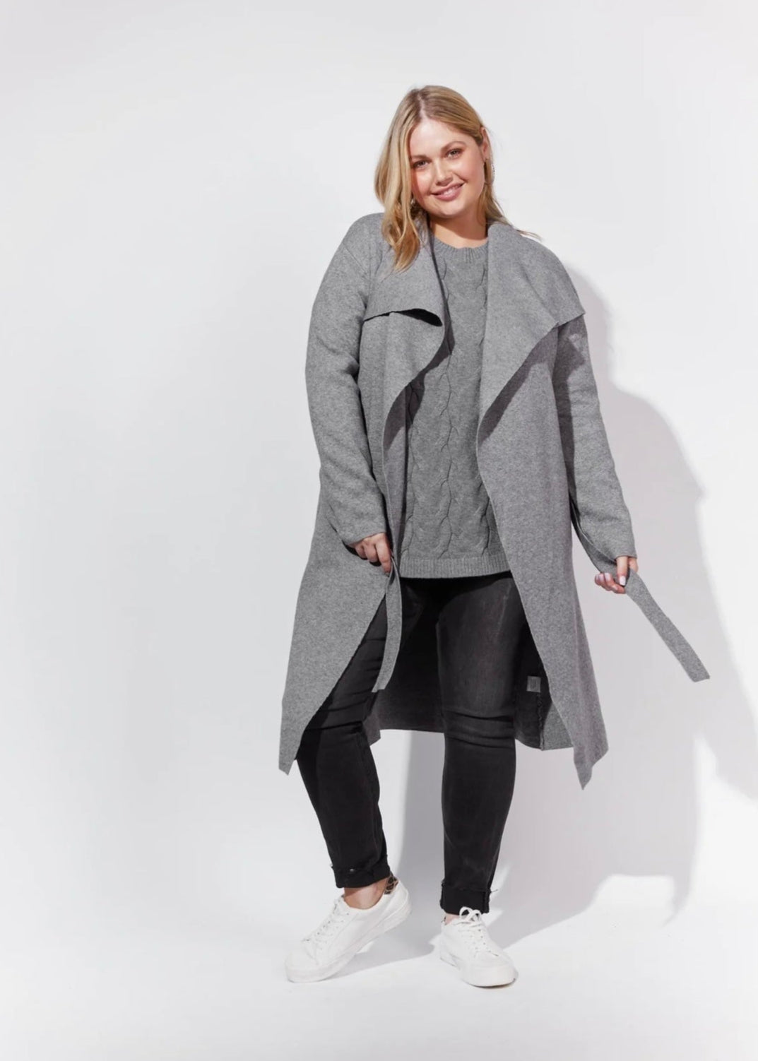 Tivoli Long Cardigan - Nickel