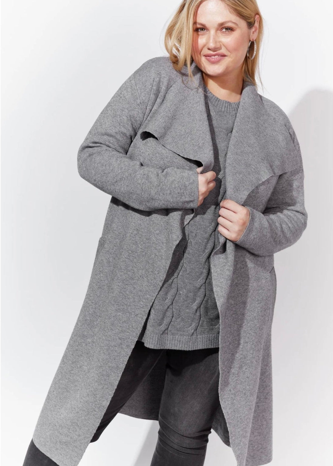 Tivoli Long Cardigan - Nickel