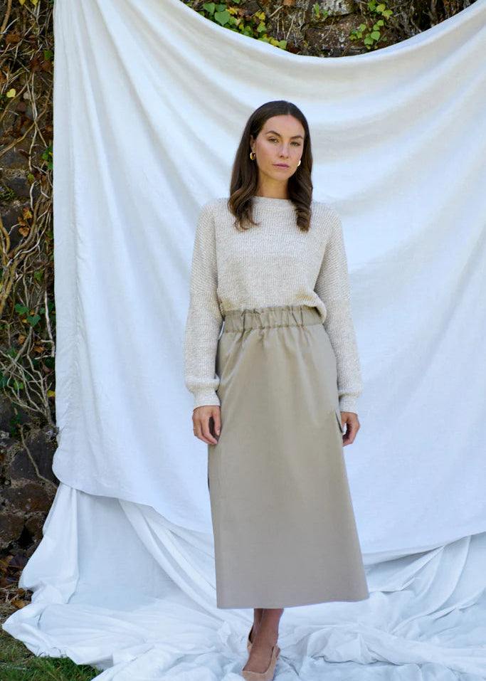 Seven Pullover ~ Oat Twist