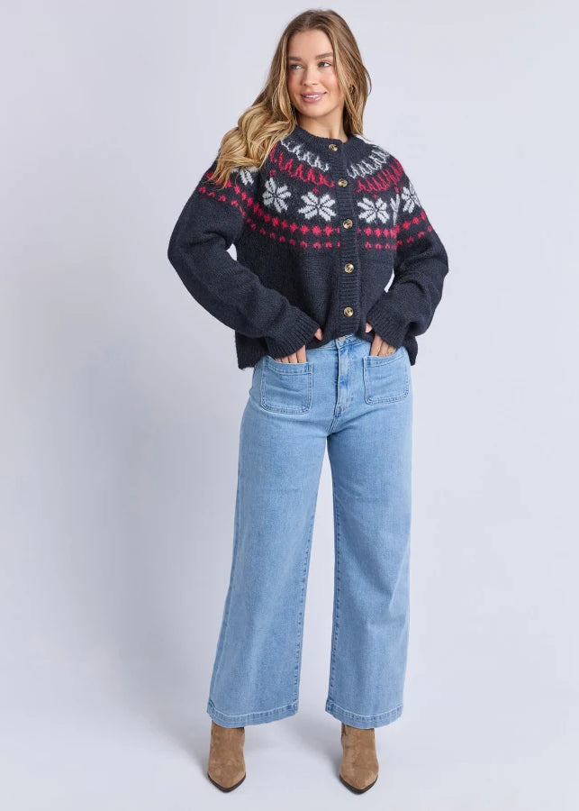 Verbier Knit Crew ~ Navy