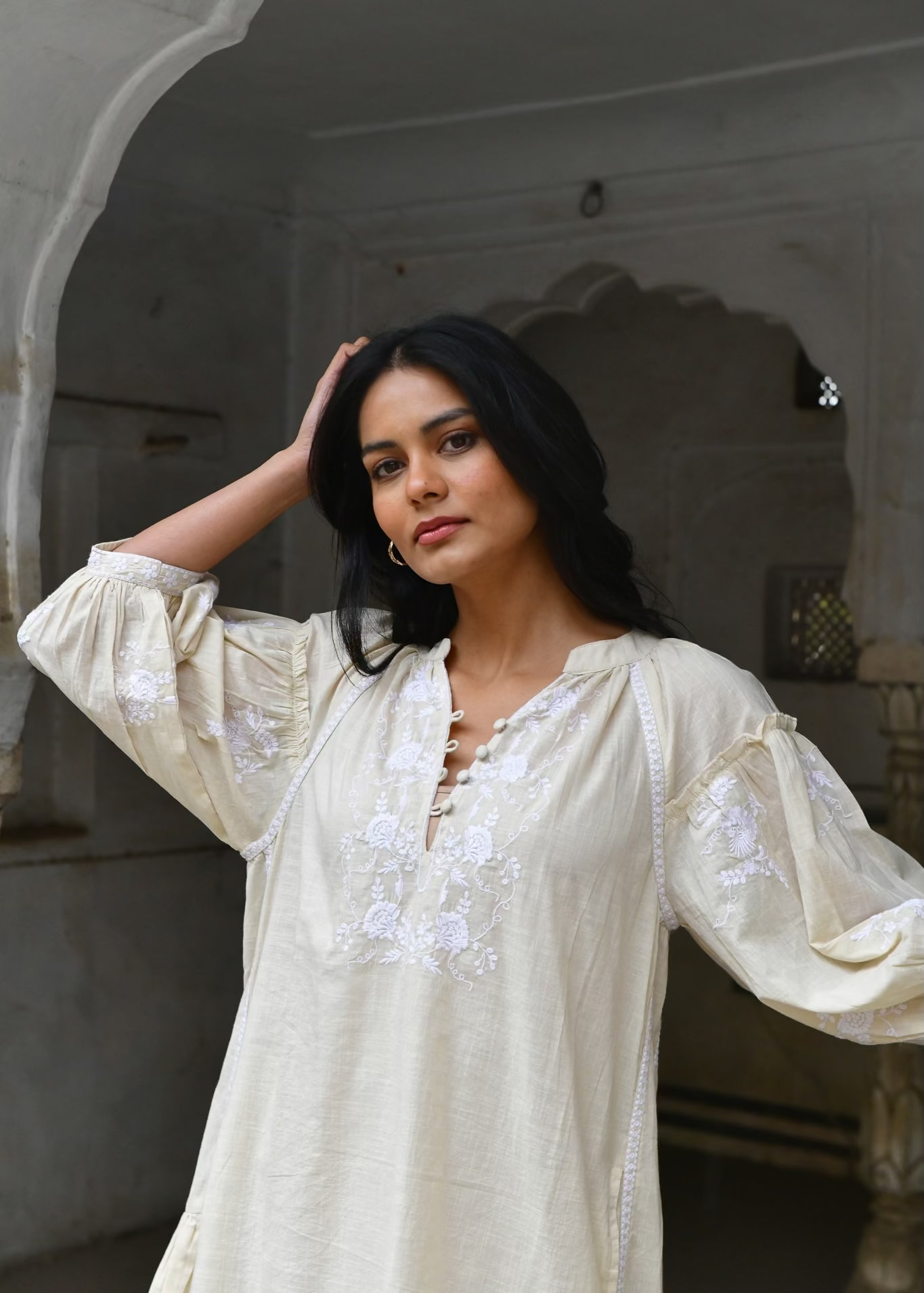 Cote d'Azur Sundress ~ Oat