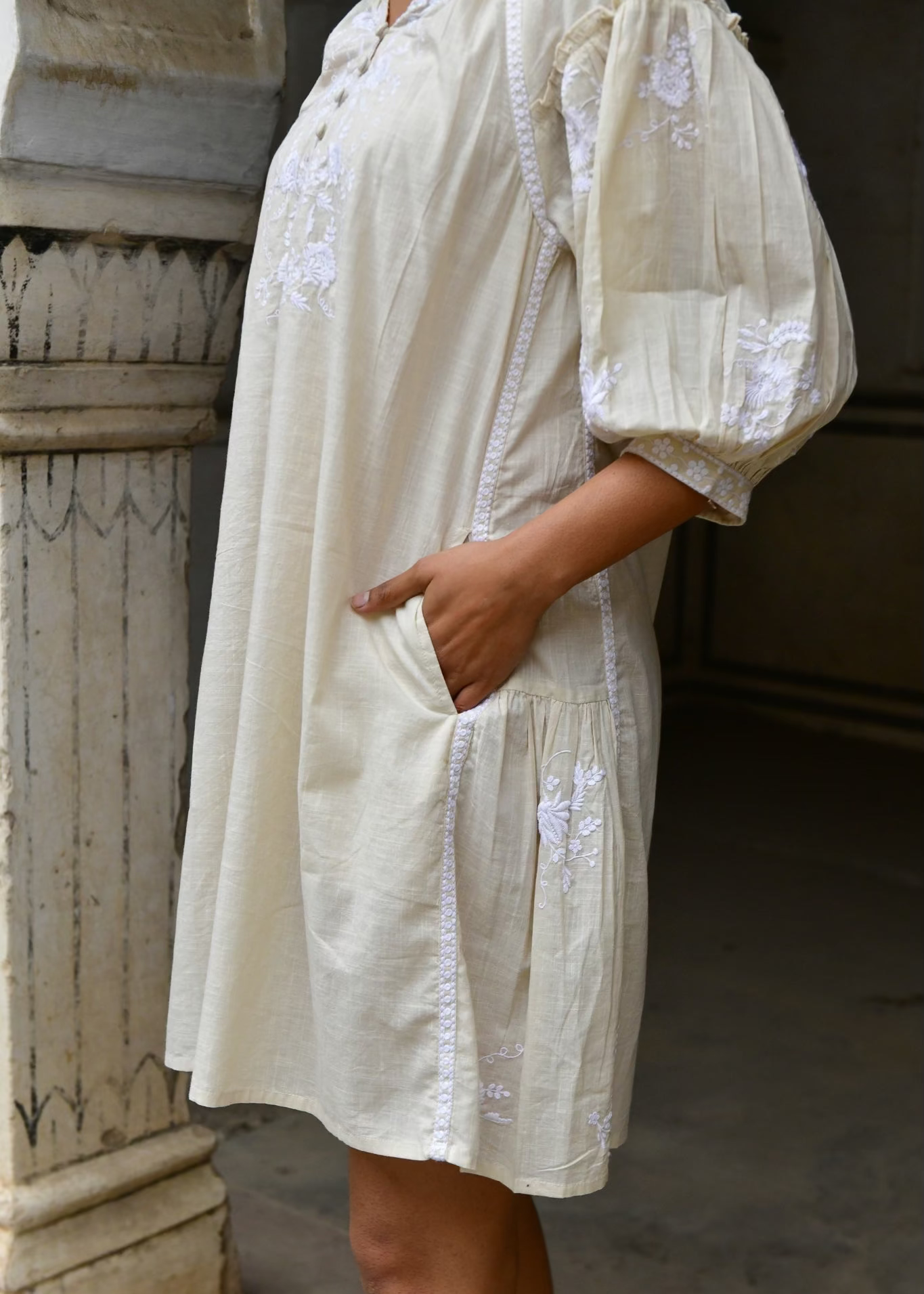 Cote d'Azur Sundress ~ Oat