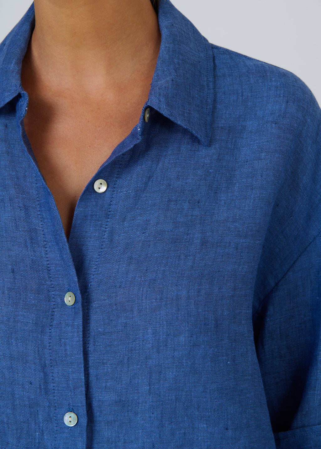 Linen Shirt ~ Indigo