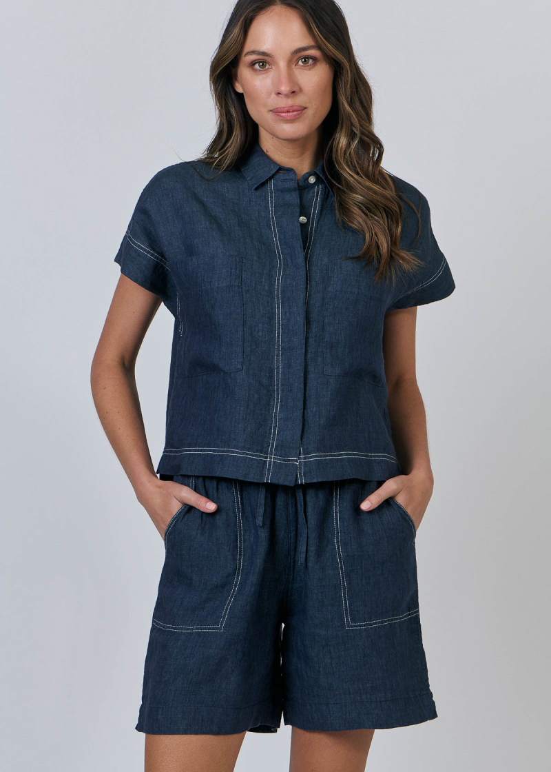 Linen Shorts ~ Poseidon