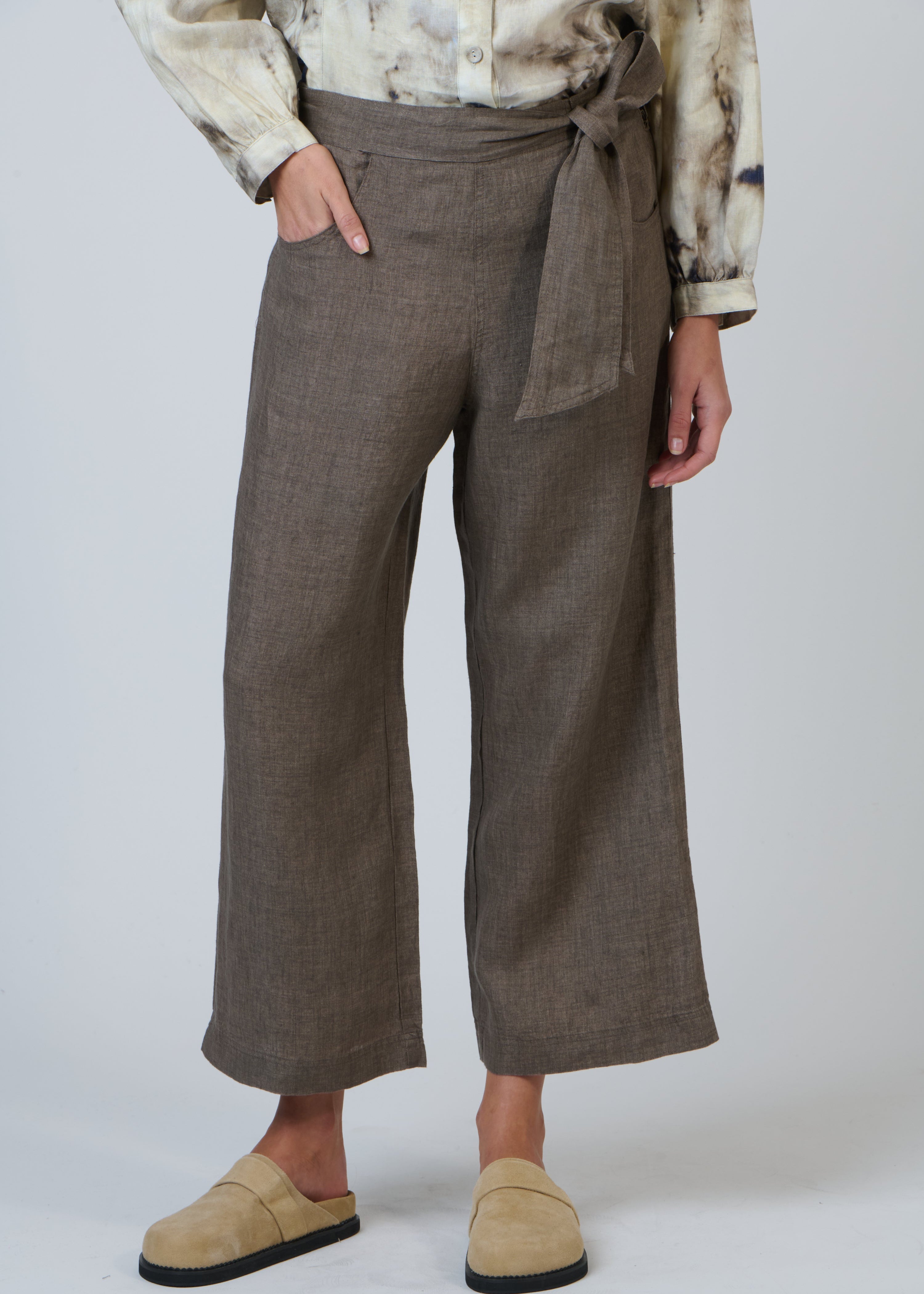 Linen Pant ~ Cigar