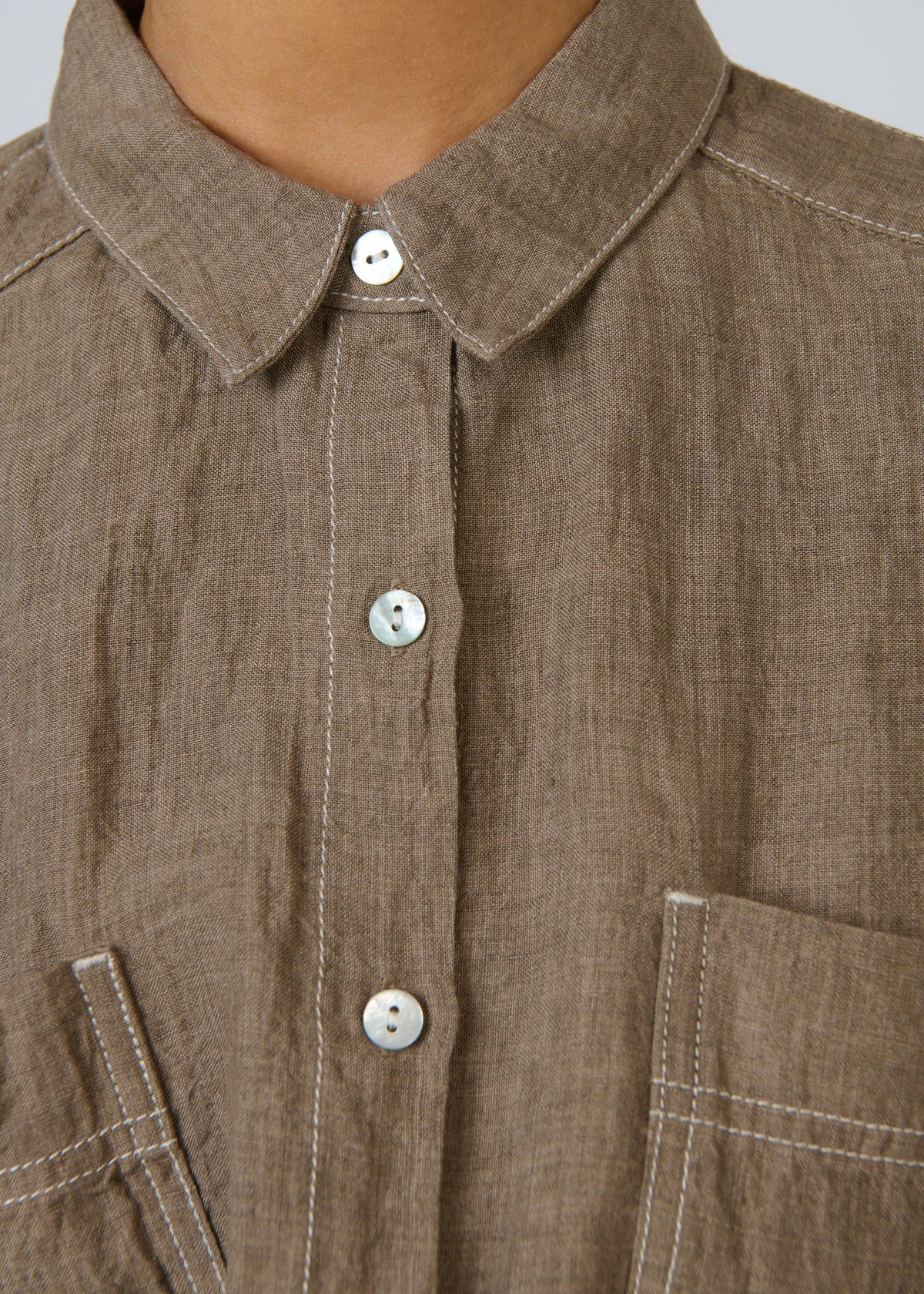 Linen Shirt ~ Agate