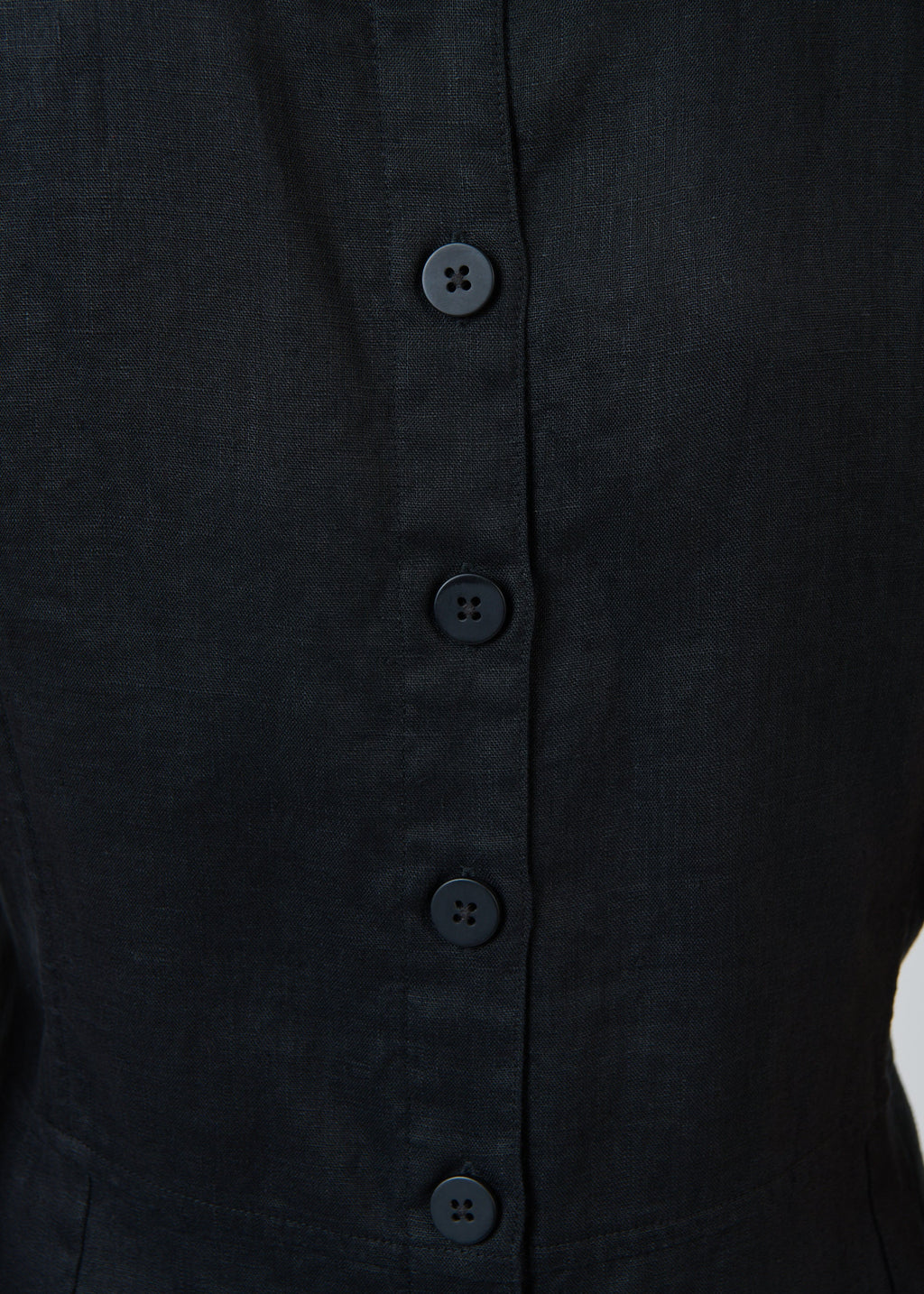 Linen Dress ~ Black