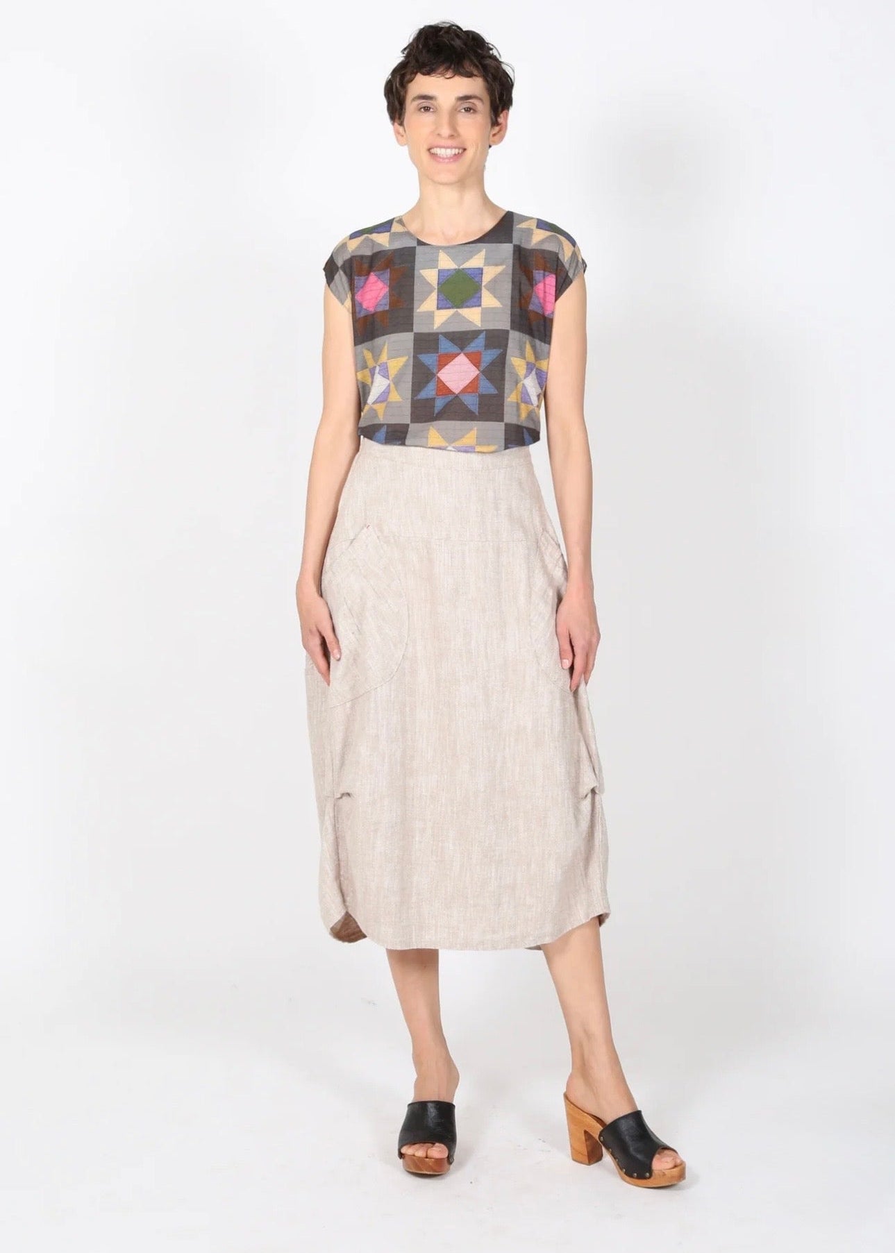 Milwaukee Panorama Skirt ~ Beige