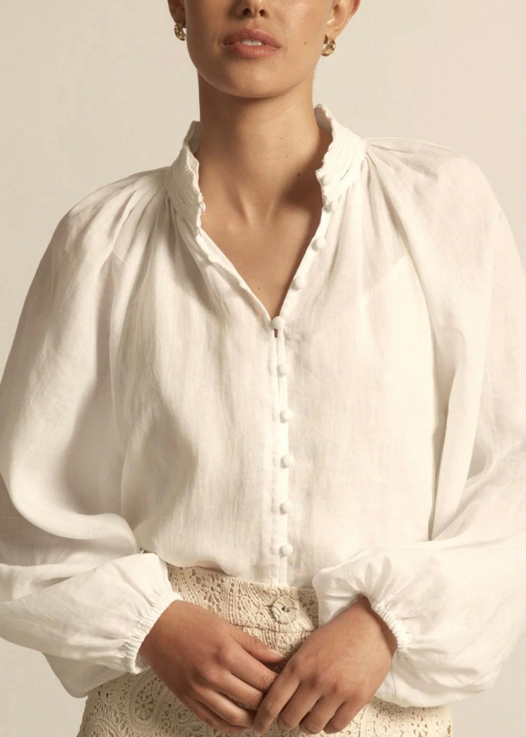 Solstice Top ~ Porcelain