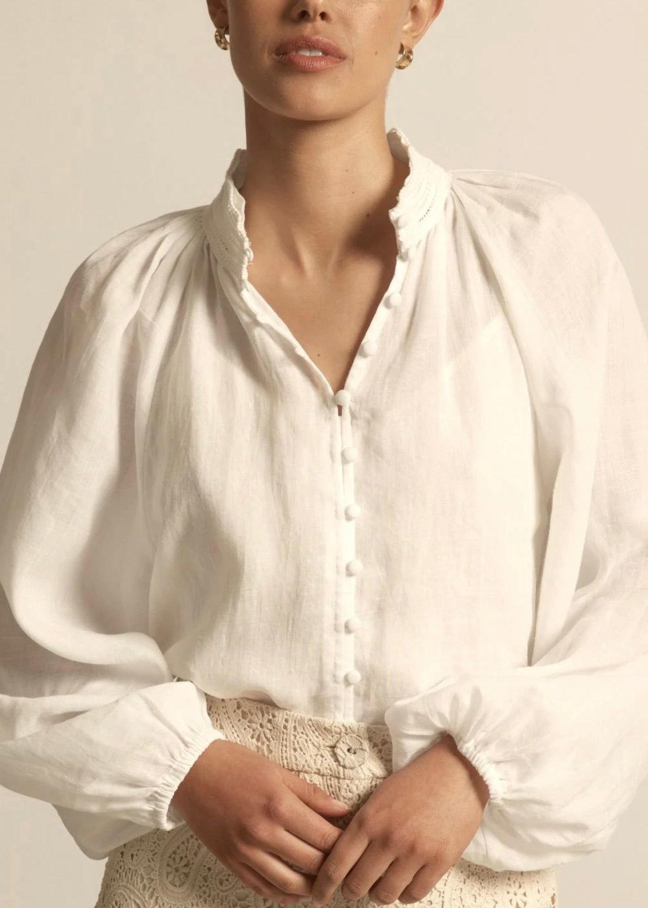 Solstice Top ~ Porcelain