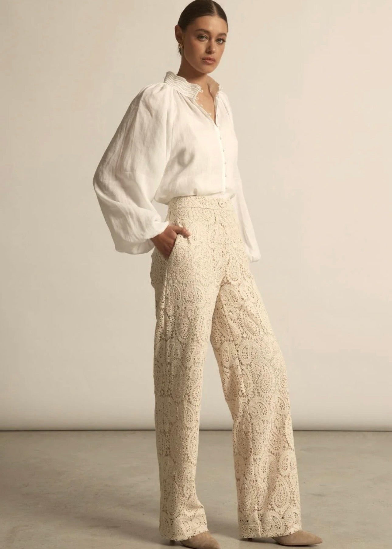 Solstice Top ~ Porcelain