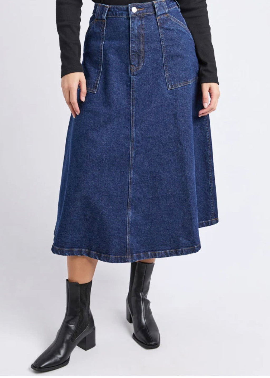 Potter Skirt ~ Indigo