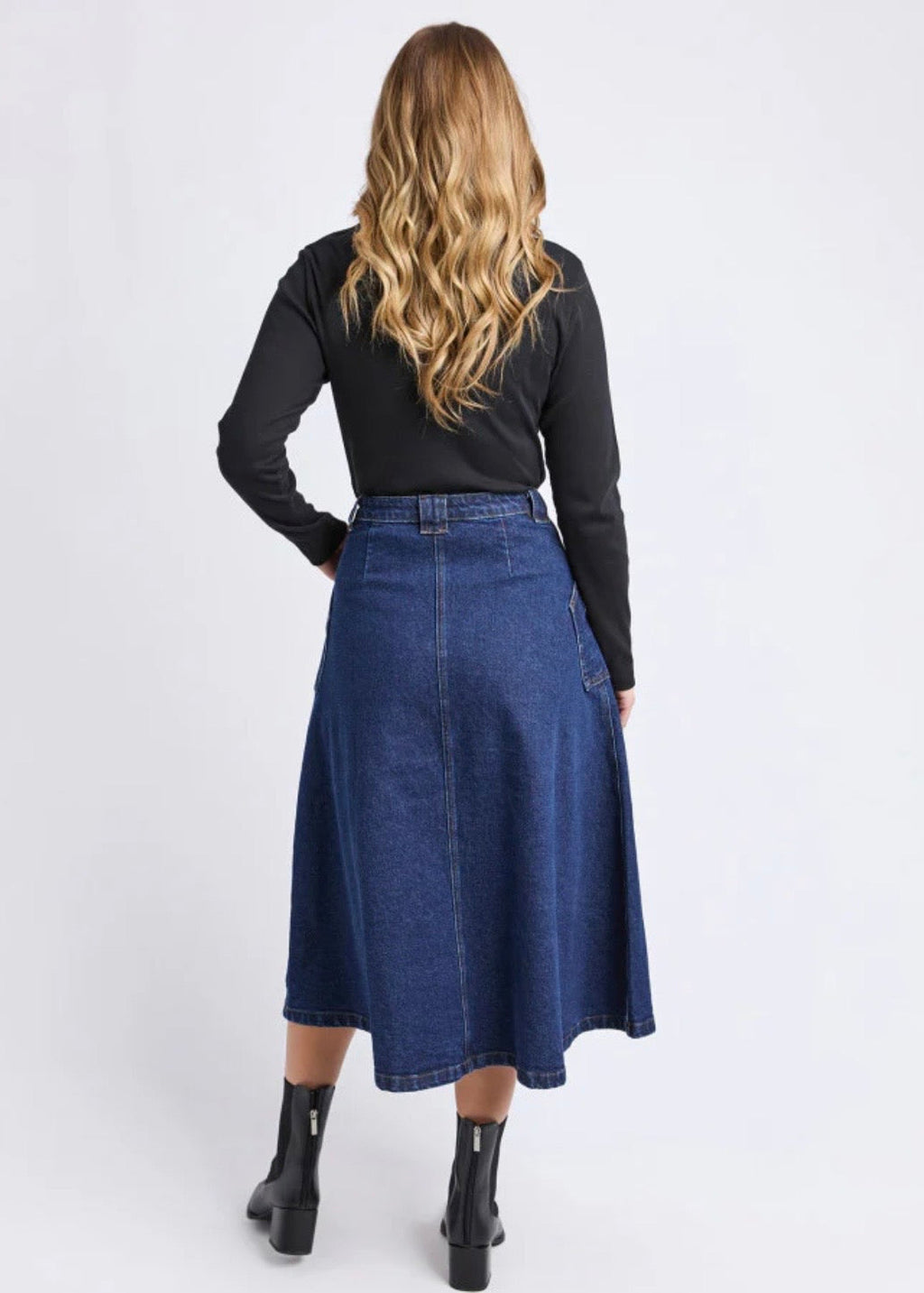 Potter Skirt ~ Indigo