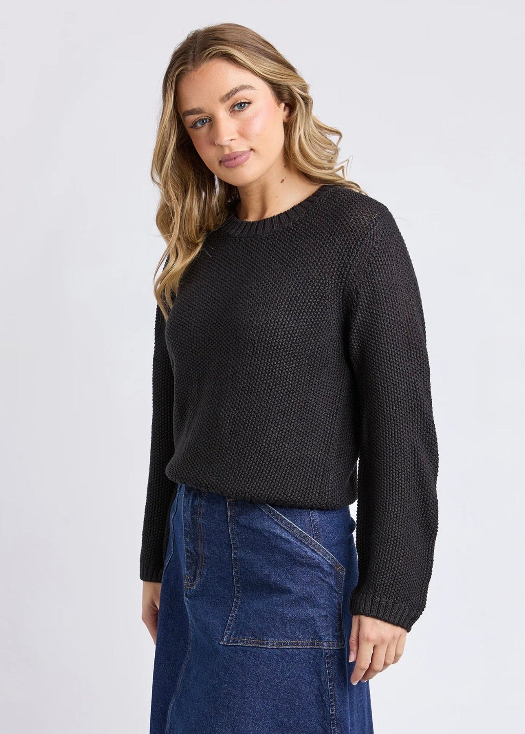 Blair LS Knit ~ Black