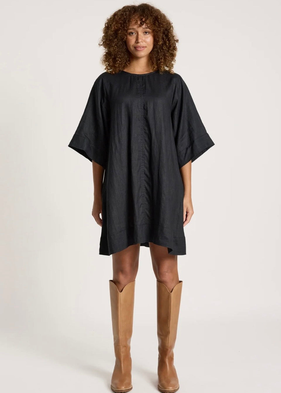 Bajau Tunic Dress ~ Black