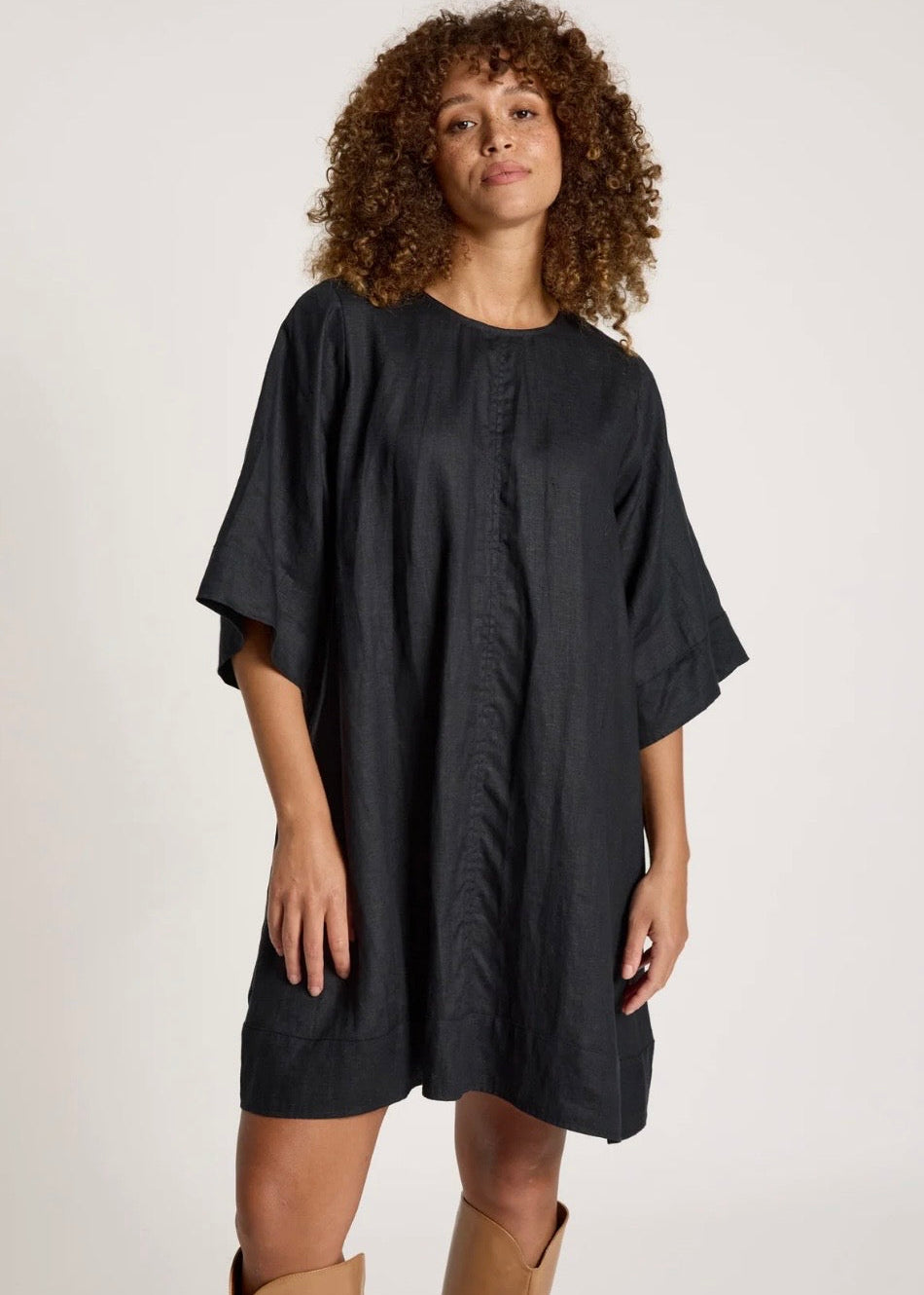 Bajau Tunic Dress ~ Black