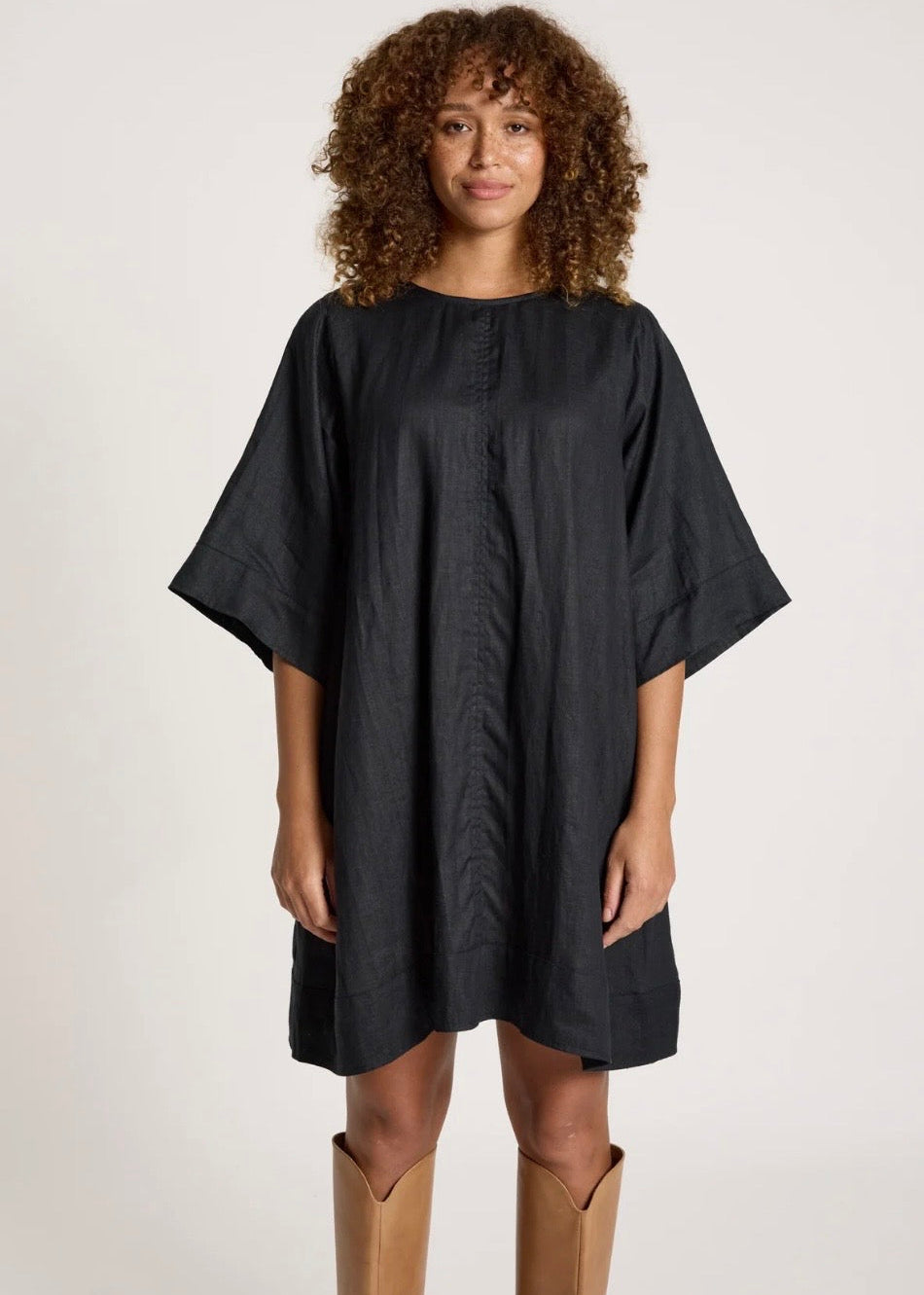 Bajau Tunic Dress ~ Black