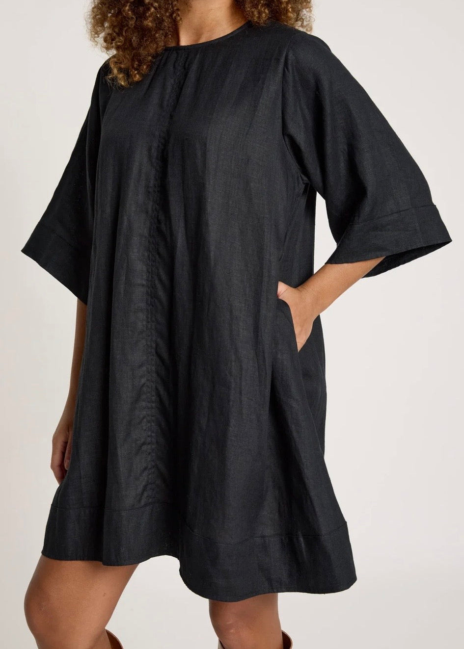 Bajau Tunic Dress ~ Black