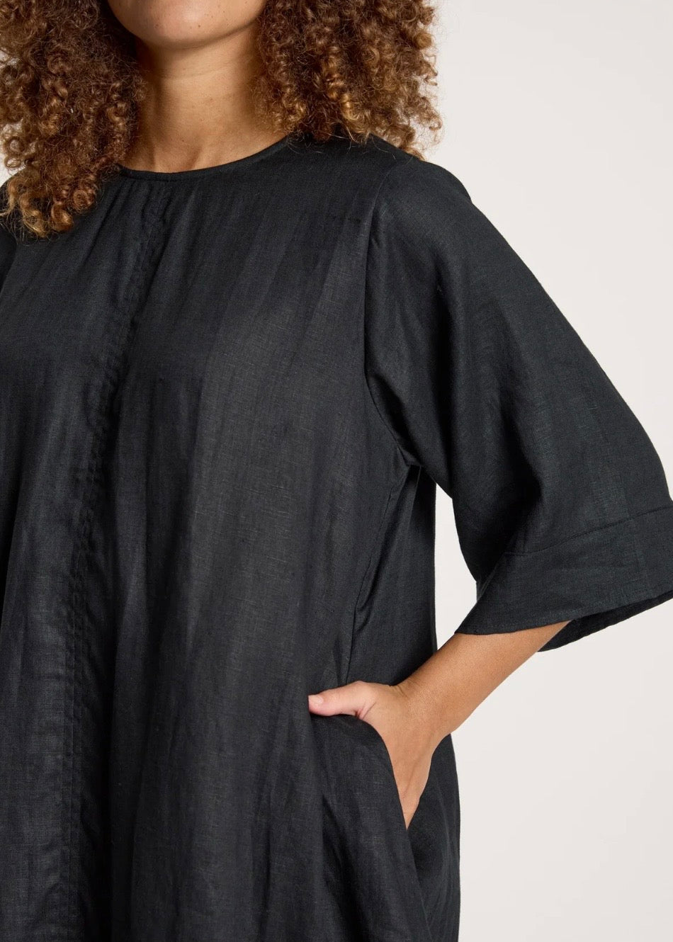 Bajau Tunic Dress ~ Black