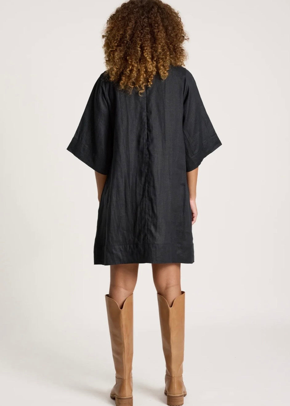 Bajau Tunic Dress ~ Black