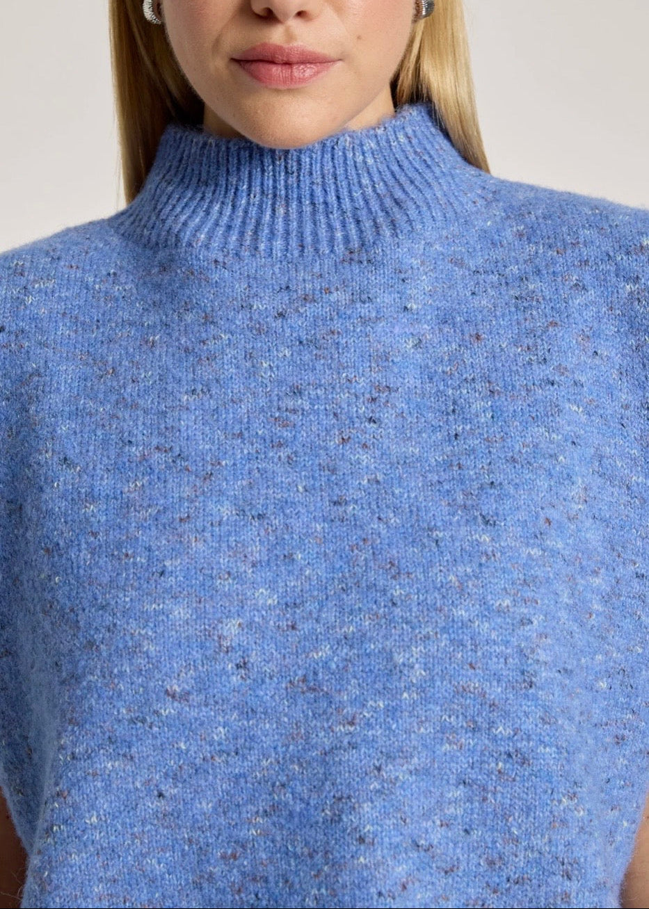 Zarda Knit Vest ~ Lake