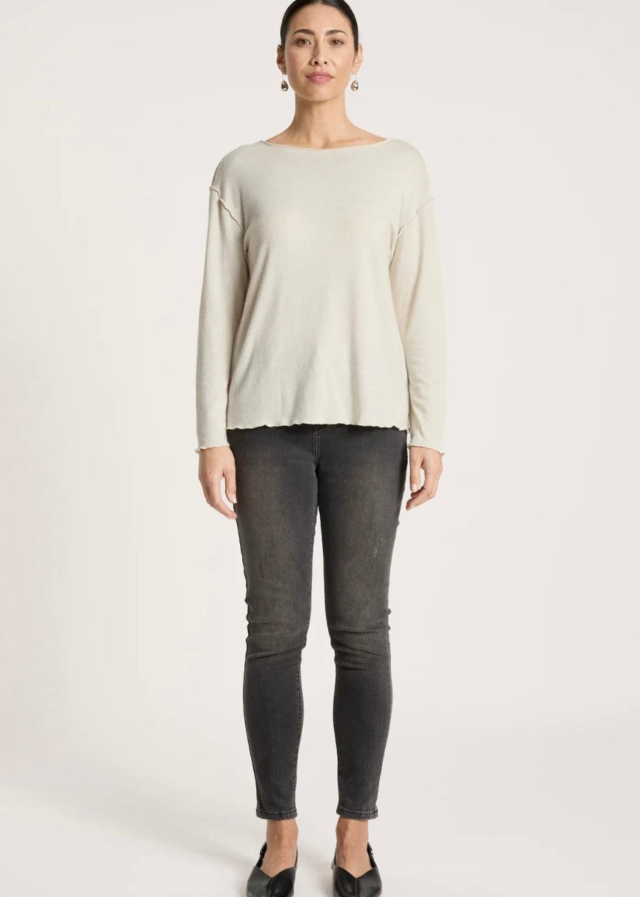 Aria Long Sleeve Top ~ Dune