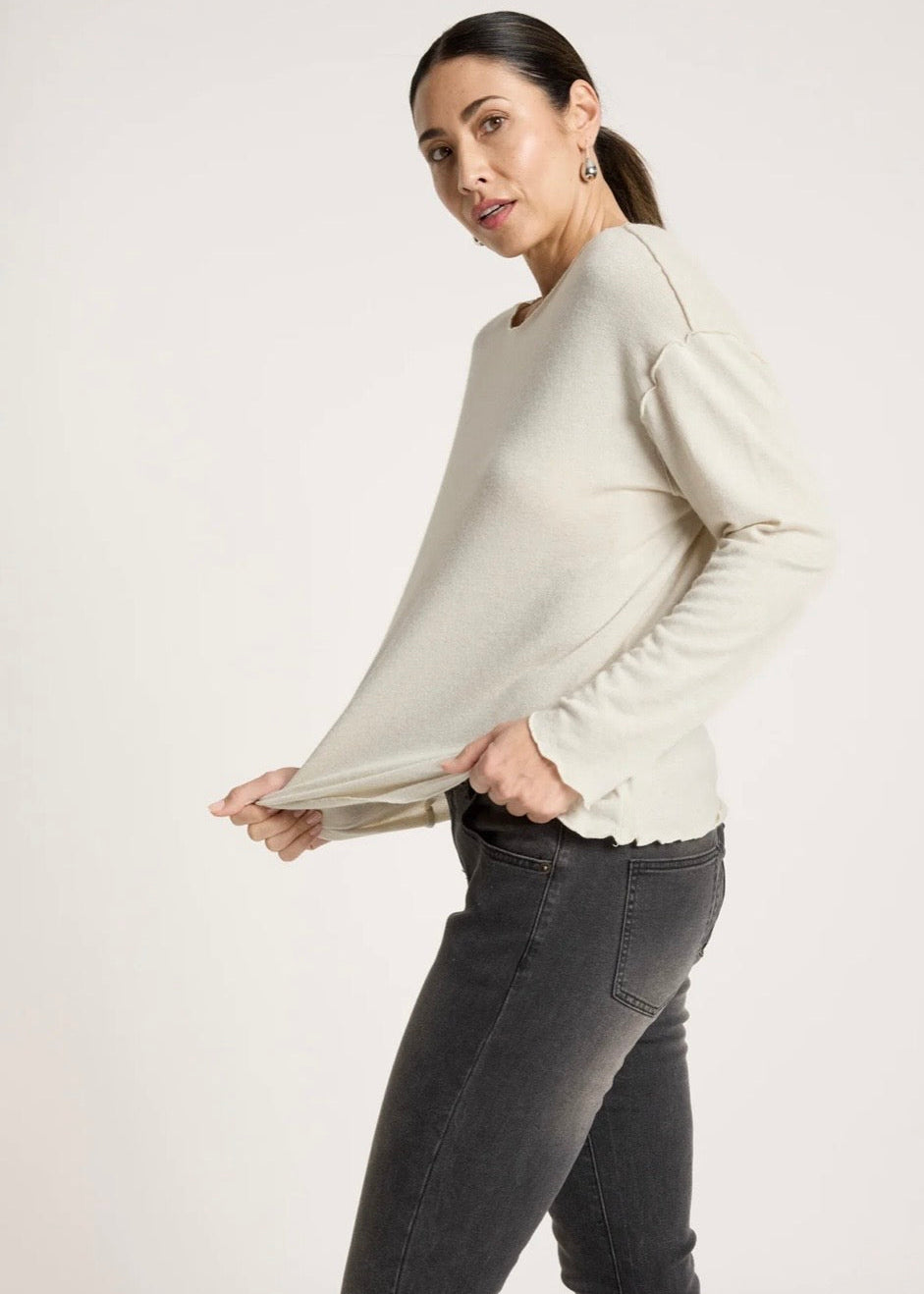 Aria Long Sleeve Top ~ Dune