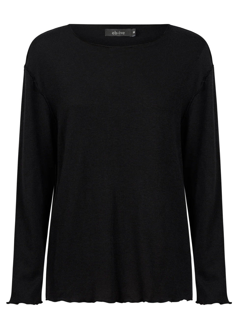 Aria Long Sleeve Top ~ Black