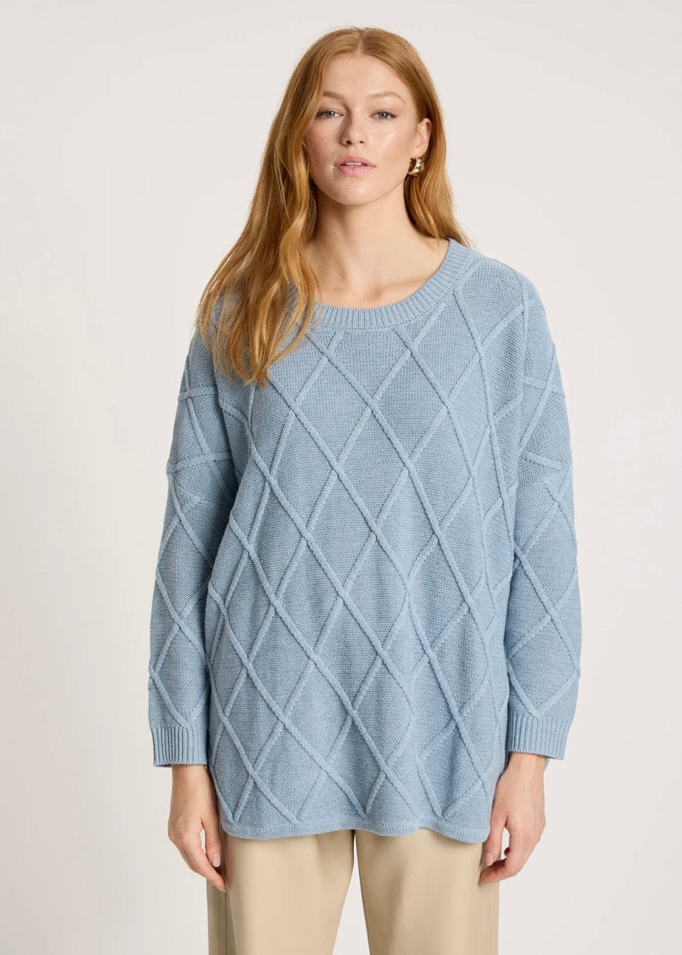 Liora Relaxed Jumper ~ Lake
